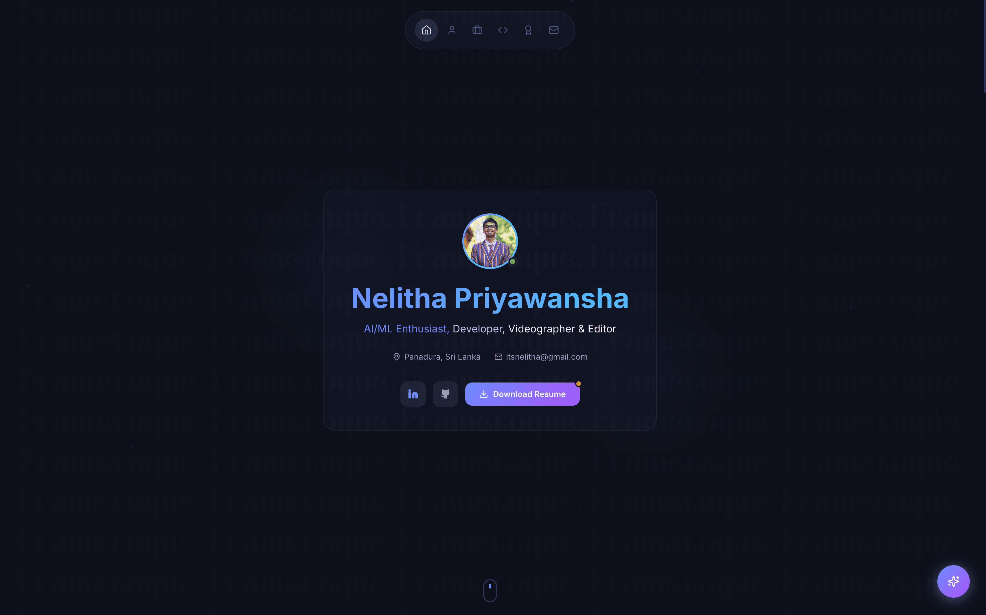 Personal Portfolio | Web Developer